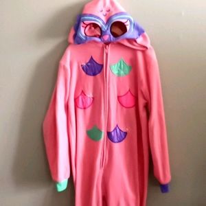 Girls Owl Onesie Pajamas Size M